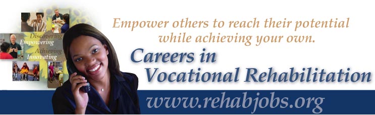 This is the headline photo montage illustrating rehabilitation careers